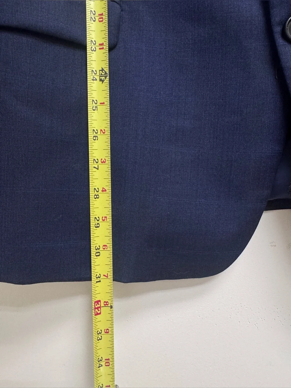 Lauren Ralph Lauren Navy Plaid Blazer Suit Jacket 46R